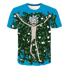 Load image into Gallery viewer, 2019 new 3d Rick and Morty Printed T shirt Funny T shirt Casual Summer Tshirt men T-shirt tshirt men tees Tops Plus Size 6XL
