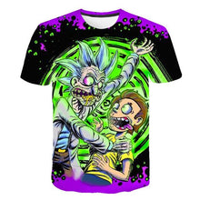Load image into Gallery viewer, 2019 new 3d Rick and Morty Printed T shirt Funny T shirt Casual Summer Tshirt men T-shirt tshirt men tees Tops Plus Size 6XL