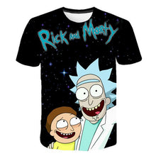 Load image into Gallery viewer, 2019 new 3d Rick and Morty Printed T shirt Funny T shirt Casual Summer Tshirt men T-shirt tshirt men tees Tops Plus Size 6XL