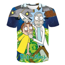 Load image into Gallery viewer, 2019 new 3d Rick and Morty Printed T shirt Funny T shirt Casual Summer Tshirt men T-shirt tshirt men tees Tops Plus Size 6XL