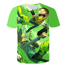Load image into Gallery viewer, 2019 new 3d Rick and Morty Printed T shirt Funny T shirt Casual Summer Tshirt men T-shirt tshirt men tees Tops Plus Size 6XL