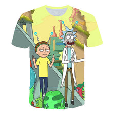 Load image into Gallery viewer, 2019 new 3d Rick and Morty Printed T shirt Funny T shirt Casual Summer Tshirt men T-shirt tshirt men tees Tops Plus Size 6XL