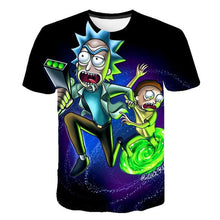 Load image into Gallery viewer, 2019 new 3d Rick and Morty Printed T shirt Funny T shirt Casual Summer Tshirt men T-shirt tshirt men tees Tops Plus Size 6XL