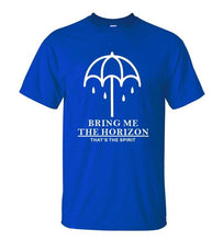 Load image into Gallery viewer, Novetly Slogan Printed T-Shirt BRING ME THE HORIZON 2016 Fashion Short Sleeve O-Neck T shirts Men Casual Streetwear Hip Hop Tops