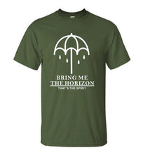 Load image into Gallery viewer, Novetly Slogan Printed T-Shirt BRING ME THE HORIZON 2016 Fashion Short Sleeve O-Neck T shirts Men Casual Streetwear Hip Hop Tops