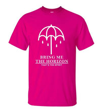 Load image into Gallery viewer, Novetly Slogan Printed T-Shirt BRING ME THE HORIZON 2016 Fashion Short Sleeve O-Neck T shirts Men Casual Streetwear Hip Hop Tops
