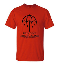Load image into Gallery viewer, Novetly Slogan Printed T-Shirt BRING ME THE HORIZON 2016 Fashion Short Sleeve O-Neck T shirts Men Casual Streetwear Hip Hop Tops