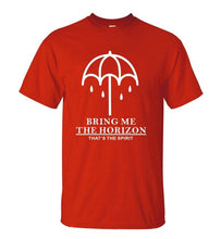 Load image into Gallery viewer, Novetly Slogan Printed T-Shirt BRING ME THE HORIZON 2016 Fashion Short Sleeve O-Neck T shirts Men Casual Streetwear Hip Hop Tops
