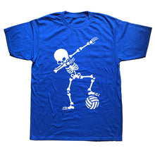 Load image into Gallery viewer, New Men Dab Dabbing Skeleton Volleyball T Shirt Casual Cotton Summer Short Sleeve Funny T-shirt Mans Tshirt Men Clothing