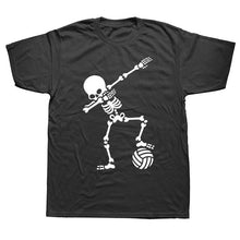 Load image into Gallery viewer, New Men Dab Dabbing Skeleton Volleyball T Shirt Casual Cotton Summer Short Sleeve Funny T-shirt Mans Tshirt Men Clothing