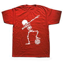 Load image into Gallery viewer, New Men Dab Dabbing Skeleton Volleyball T Shirt Casual Cotton Summer Short Sleeve Funny T-shirt Mans Tshirt Men Clothing